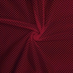 Maroon King Mesh Jersey Fabric	
